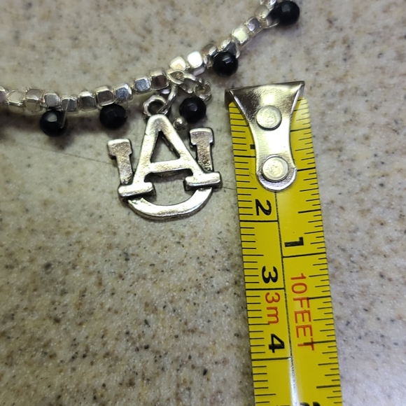 AUBURN FANS Bracelet Silver/Blue. ADJUSTABLE - Picture 6 of 7